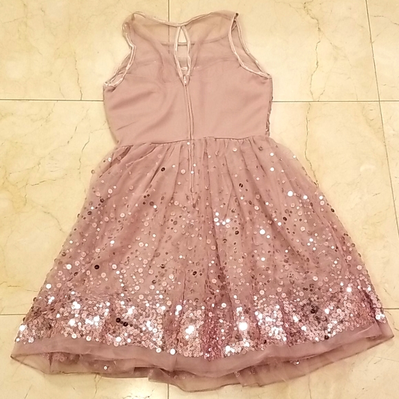 Like New Sequin Pink/Mauve Vintage Prom Dress - Picture 2 of 4